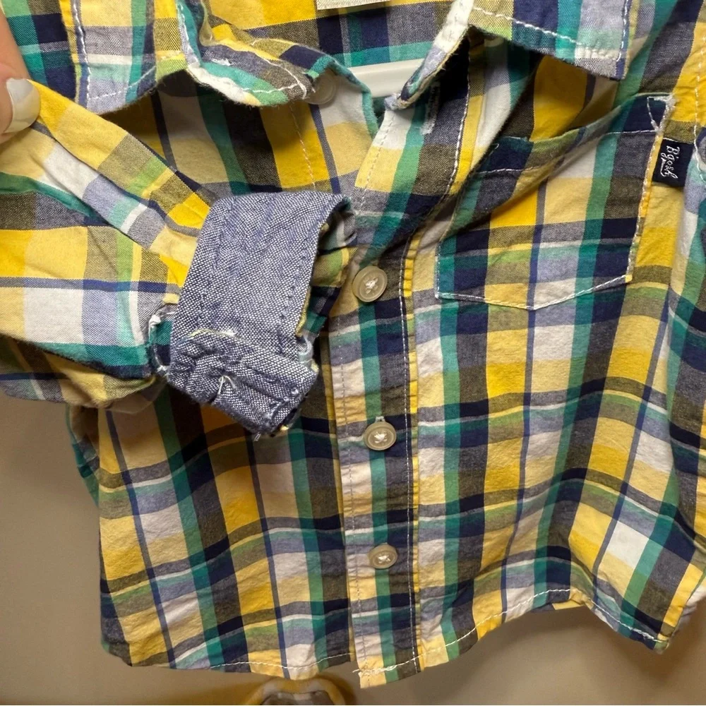 OshKosh B'gosh The Children's Place Baby Boys Plaid Shirts Size 12 Months